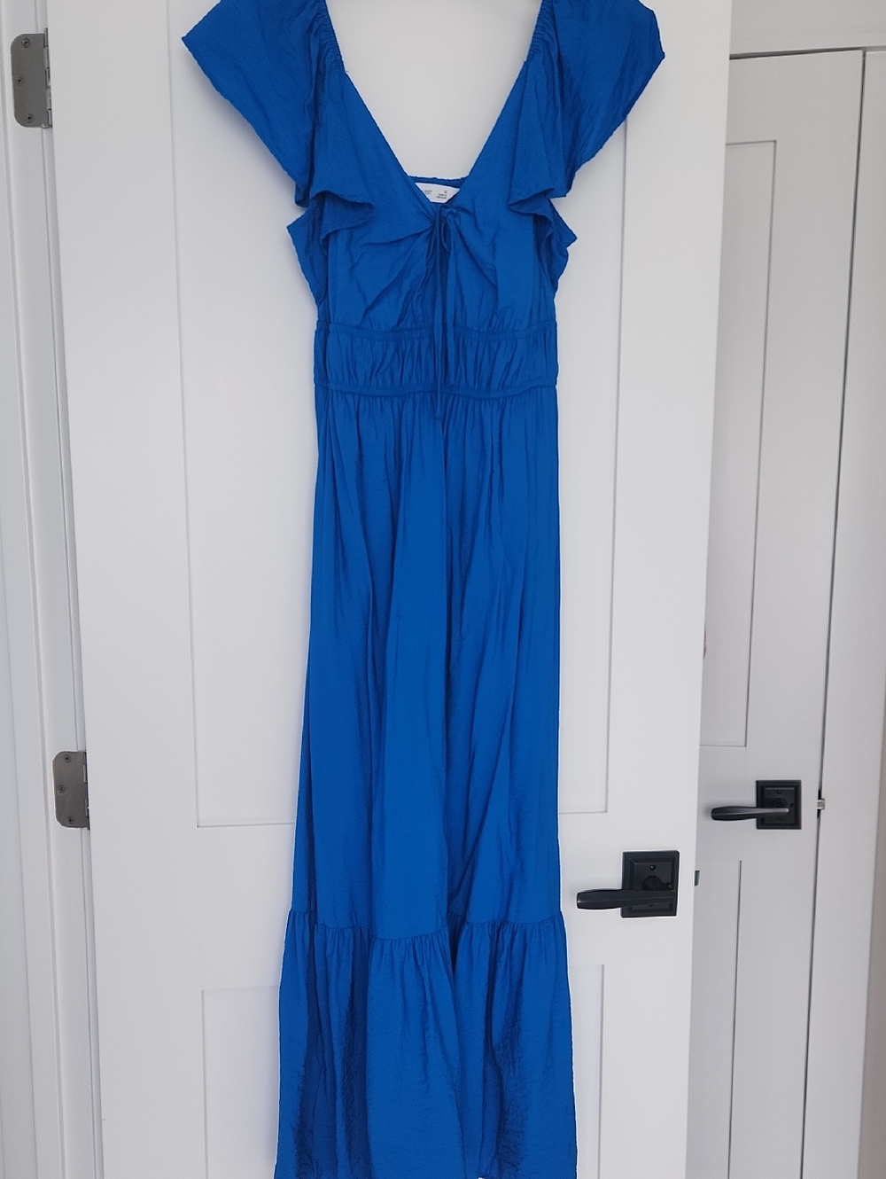 Nine West Royal Blue Tie-Front Dress